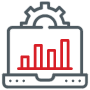 Tactics monitored with interactive visualization icon