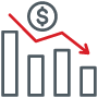 Operational cost reduction icon