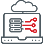 Data engineering process icon