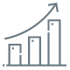 15% increase in capacity icon